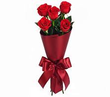 Букет 5 Красных роз Эдлесс Лав в Большой Джалге