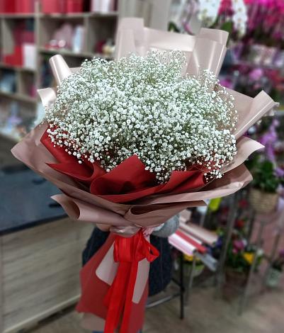 Букет цветов из: Гипсофила в Большой Джалге