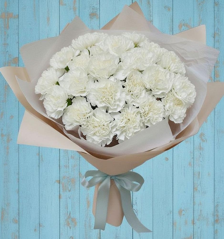 Букет цветов из: Гвоздики в Большой Джалге