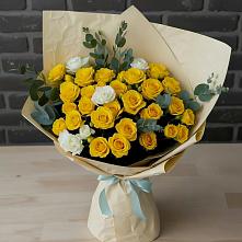 Букет цветов из:  Розы #REPLACE_PRED# Большой Джалге