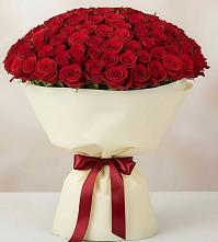 Букет 101 Красная роза Милано #REPLACE_PRED# Большой Джалге