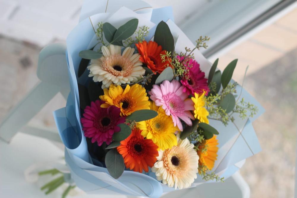 Букет цветов из: Герберы в Большой Джалге