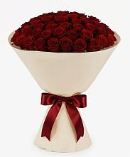 Букет 101 Бордовая роза Блэк Бакарра в Большой Джалге