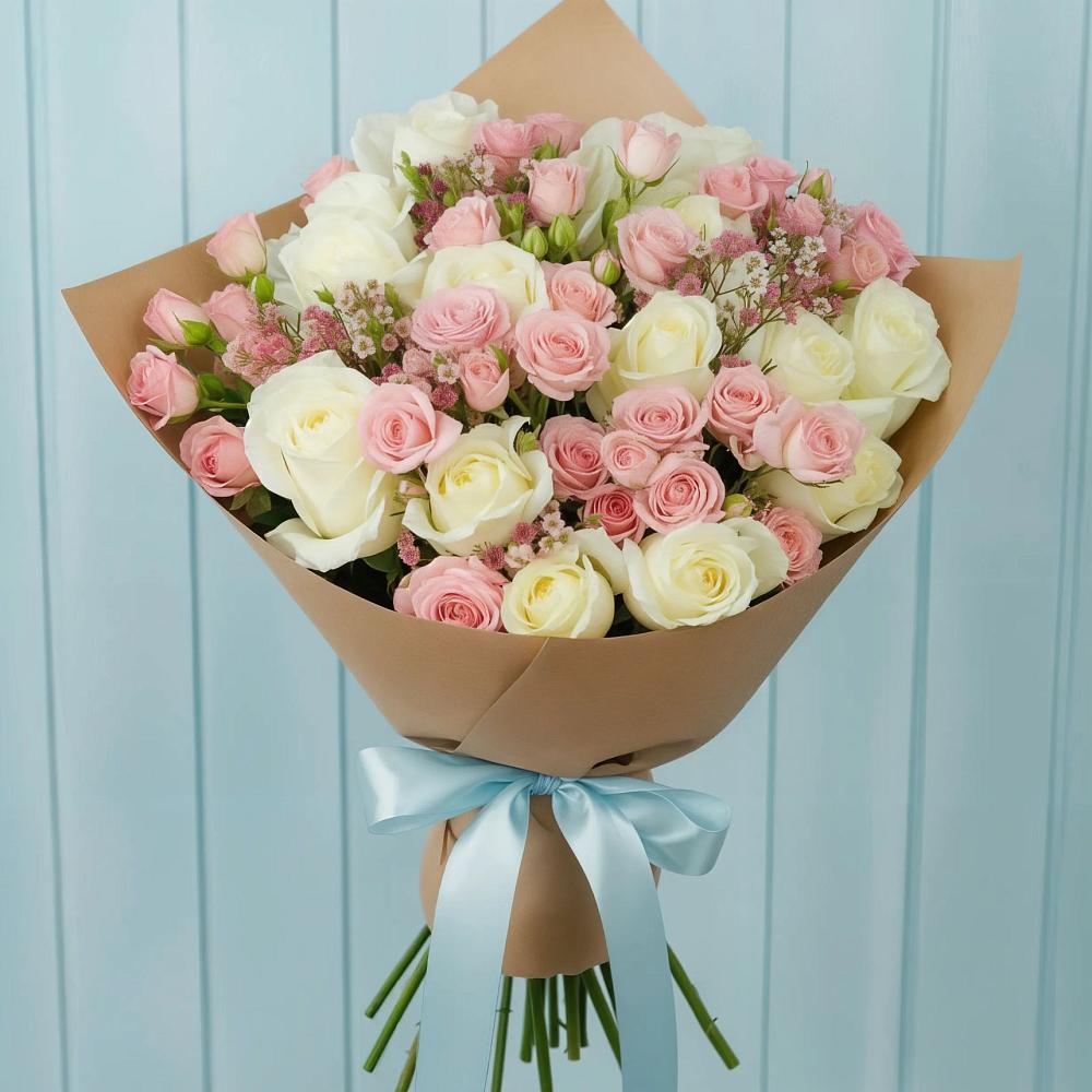 Букет цветов из: Розы в Большой Джалге