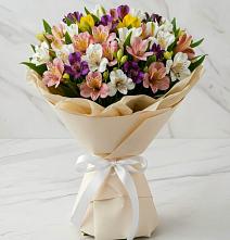 Букет цветов из:  Альстромерии в Большой Джалге