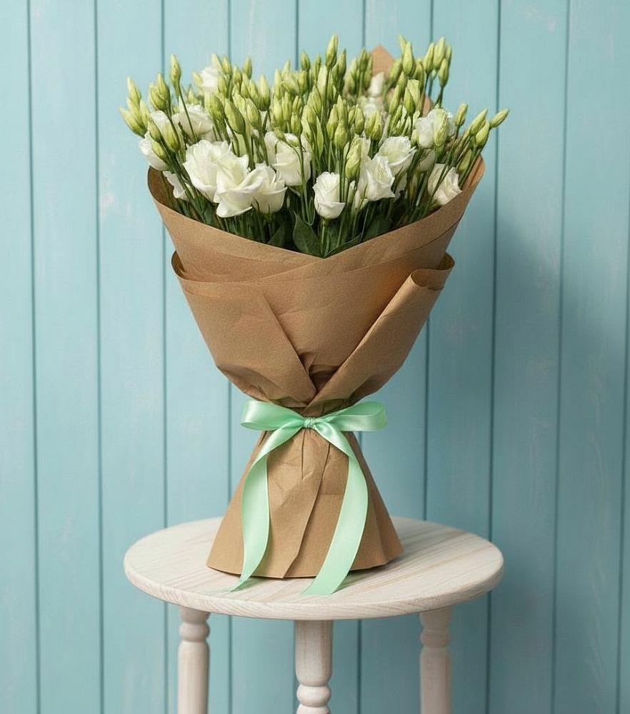 Букет цветов из: Лизиантусы в Большой Джалге