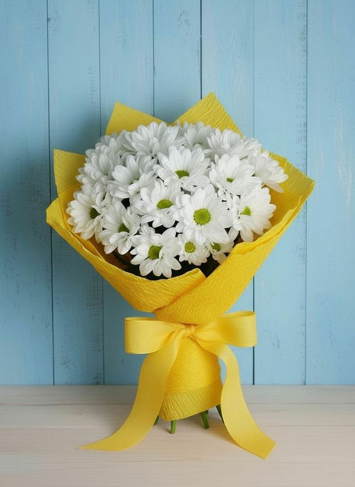 Букет цветов из: Хризантемы в Большой Джалге