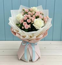 Букет цветов из:  Розы в Большой Джалге