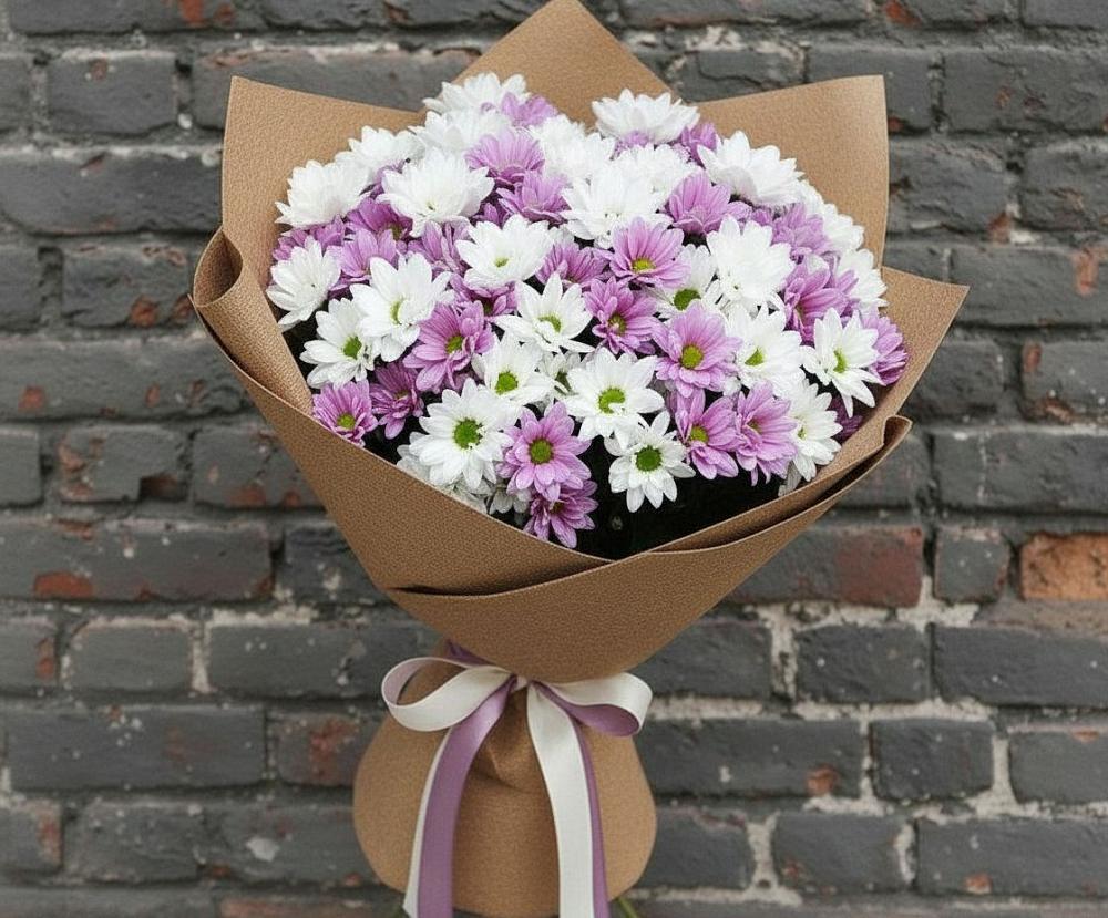 Букет цветов из: Хризантемы в Большой Джалге