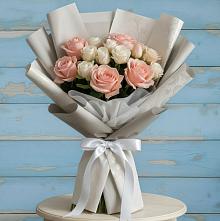 Букет цветов из:  Розы #REPLACE_PRED# Большой Джалге