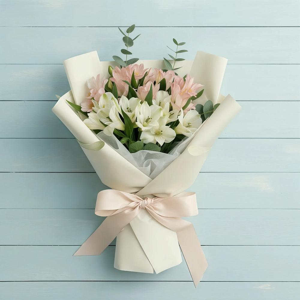 Букет цветов из: Альстромерии в Большой Джалге