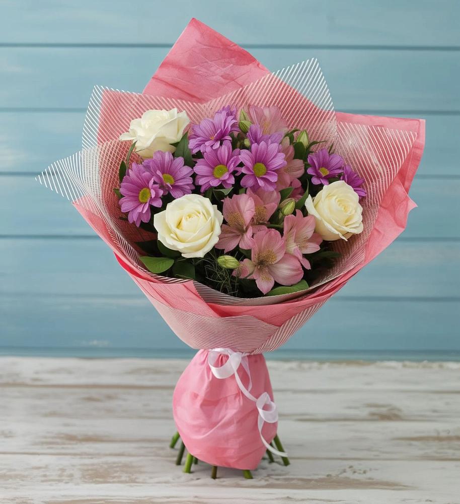 Букет цветов из: Герберы в Большой Джалге