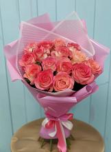 Букет 15 Розовых роз Равель #REPLACE_PRED# Большой Джалге