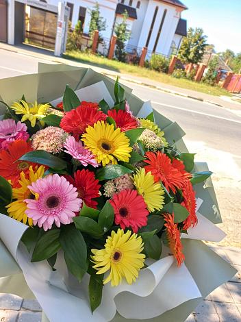 Букет цветов из: Герберы в Большой Джалге