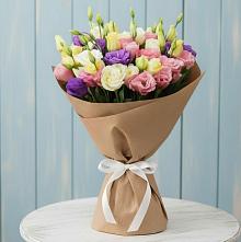 Букет цветов из:  Лизиантусы в Большой Джалге