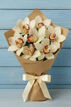 Букет цветов из:  Орхидеи и Розы в Большой Джалге